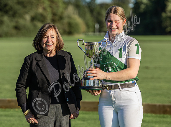 Polo action and presentation for the Sue Cudmore Associates Trophy, 2025,  Cirencester Park
