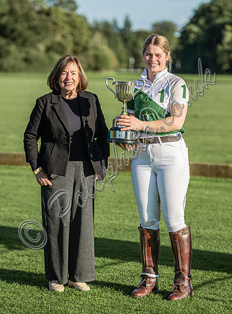 Polo action and presentation for the Sue Cudmore Associates Trophy, 2025,  Cirencester Park
