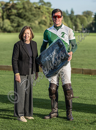 Polo action and presentation for the Sue Cudmore Associates Trophy, 2025,  Cirencester Park