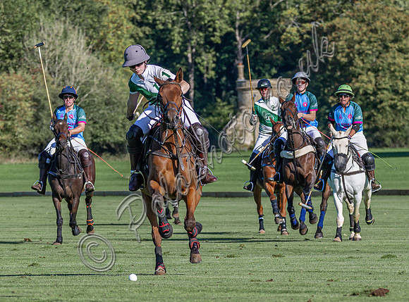 Polo action and presentation for the Sue Cudmore Associates Trophy, 2025,  Cirencester Park