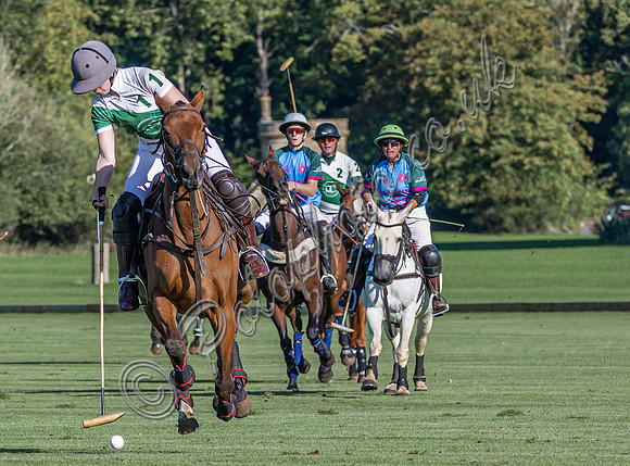 Polo action and presentation for the Sue Cudmore Associates Trophy, 2025,  Cirencester Park