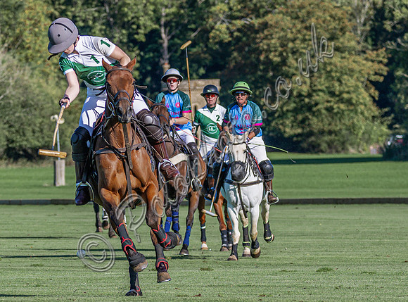 Polo action and presentation for the Sue Cudmore Associates Trophy, 2025,  Cirencester Park