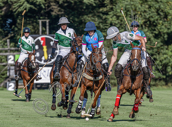 Polo action and presentation for the Sue Cudmore Associates Trophy, 2025,  Cirencester Park