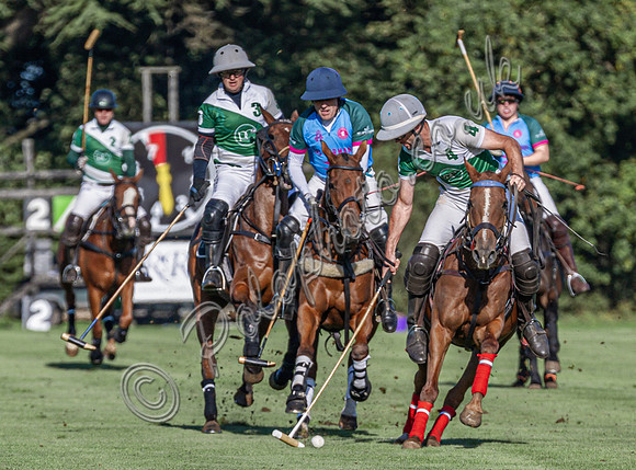 Polo action and presentation for the Sue Cudmore Associates Trophy, 2025,  Cirencester Park