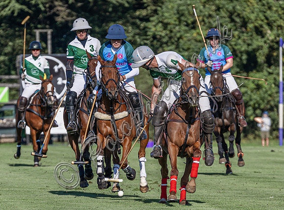 Polo action and presentation for the Sue Cudmore Associates Trophy, 2025,  Cirencester Park
