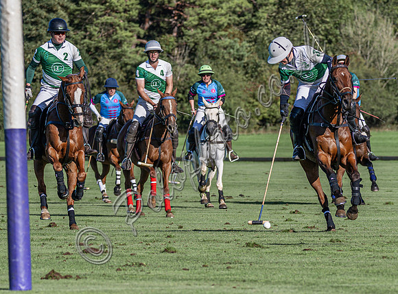 Polo action and presentation for the Sue Cudmore Associates Trophy, 2025,  Cirencester Park