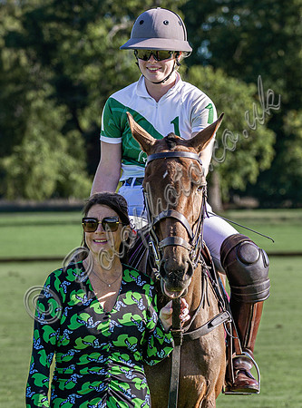 Polo action and presentation for the Sue Cudmore Associates Trophy, 2025,  Cirencester Park