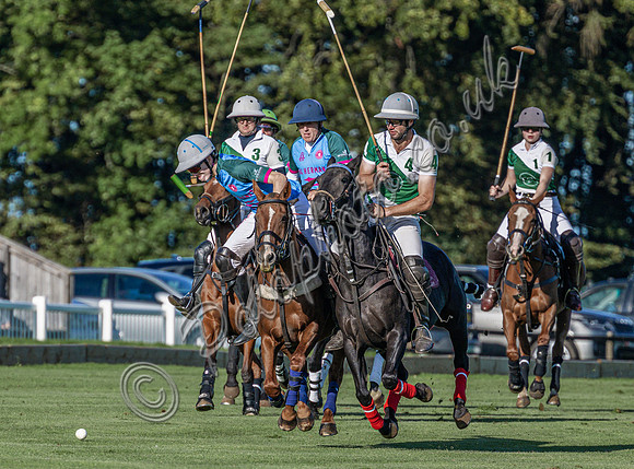Polo action and presentation for the Sue Cudmore Associates Trophy, 2025,  Cirencester Park