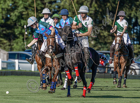 Polo action and presentation for the Sue Cudmore Associates Trophy, 2025,  Cirencester Park