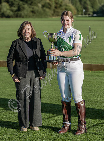 Polo action and presentation for the Sue Cudmore Associates Trophy, 2025,  Cirencester Park