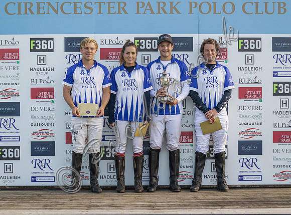 Polo action and presentation, End of Season 4 Goal, Cirencester Park