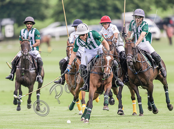 Polo action, 2024 Gold Cup, Cowdray Park Polo Club