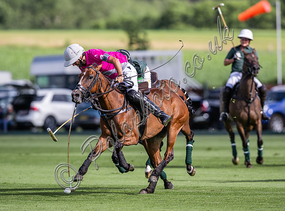 Polo action, 2024 Gold Cup, Cowdray Park Polo Club