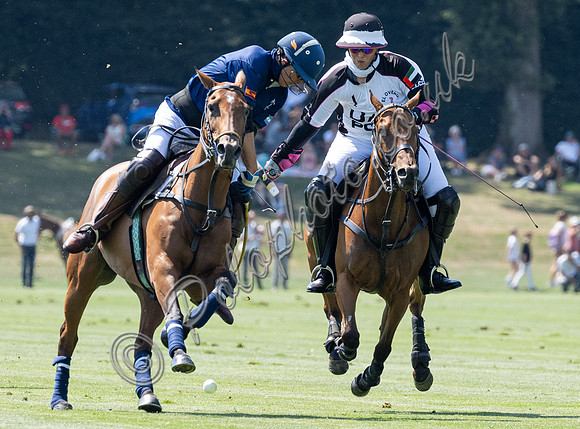 Polo action, 2025 Gold Cup quarter finals, Cowdray Park Polo Club