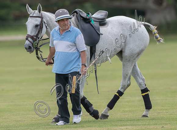 polo groom and pony