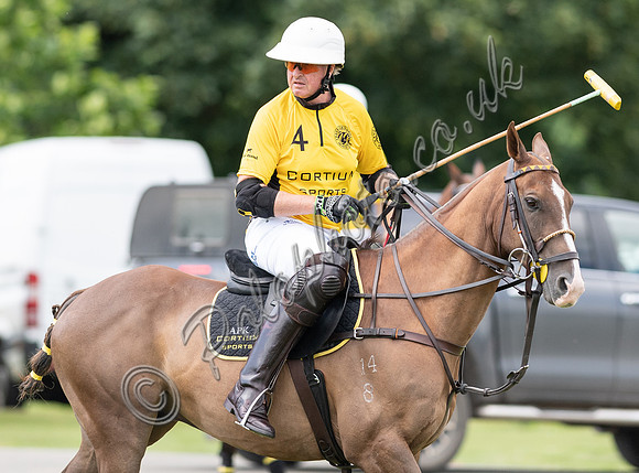 Adrian Kirby on horseback