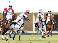 polo action at Ladies International at Cirencester Park, England v Argentina 2019