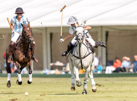 polo action at Ladies International at Cirencester Park, England v Argentina 2019