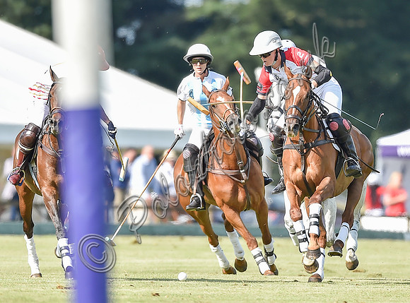 polo action at Ladies International at Cirencester Park, England v Argentina 2019