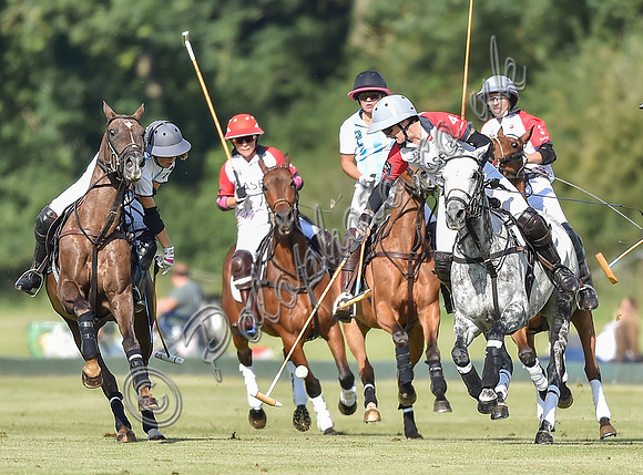polo action at Ladies International at Cirencester Park, England v Argentina 2019