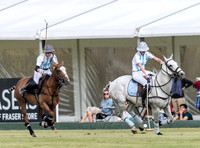 polo action at Ladies International at Cirencester Park, England v Argentina 2019