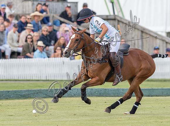 polo action at Ladies International at Cirencester Park, England v Argentina 2019