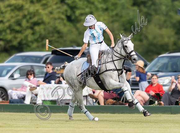 polo action at Ladies International at Cirencester Park, England v Argentina 2019