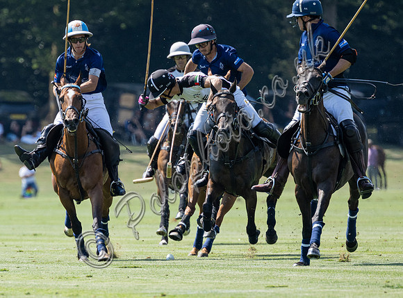 Polo action, 2025 Gold Cup quarter finals, Cowdray Park Polo Club