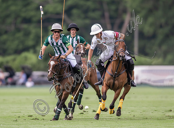 Polo action, 2024 Gold Cup, Cowdray Park Polo Club