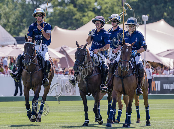 Polo action, 2025 Gold Cup semi final, Cowdray Park Polo Club