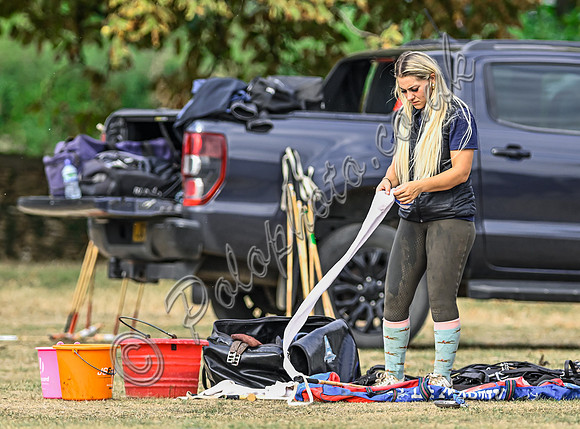 Polo action, Wichenford Bowl 2025 semi-final match, Beaufort Polo Club