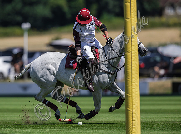 Polo action, 2025 Gold Cup quarter finals, Cowdray Park Polo Club