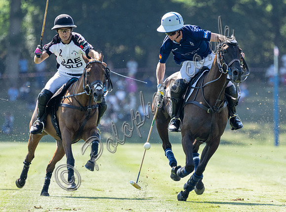 Polo action, 2025 Gold Cup quarter finals, Cowdray Park Polo Club