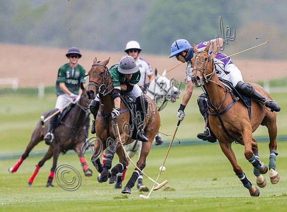 Polo action, 2022 Tyro Cup, Cowdray Park Polo Club