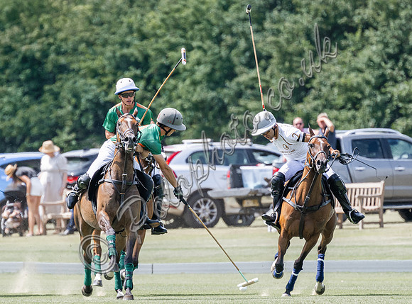 Polo action, 2025 Gold Cup, Cowdray Park Polo Club