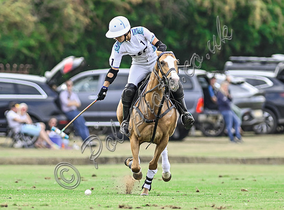 Polo action, Wichenford Bowl 2025 semi-final match, Beaufort Polo Club