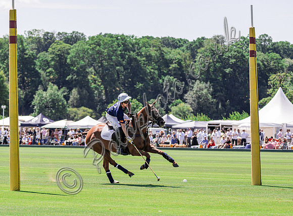 Polo action, 2025 Gold Cup semi final, Cowdray Park Polo Club