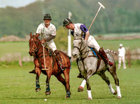 Prince Charles playing polo at Aston Down- 4th May, 1996