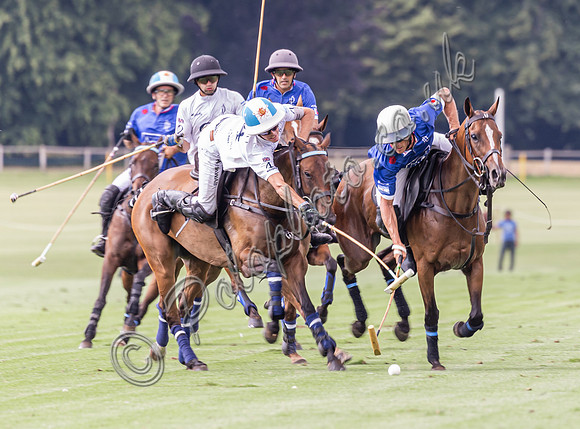 Polo action, 2024 Gold Cup, Cowdray Park Polo Club