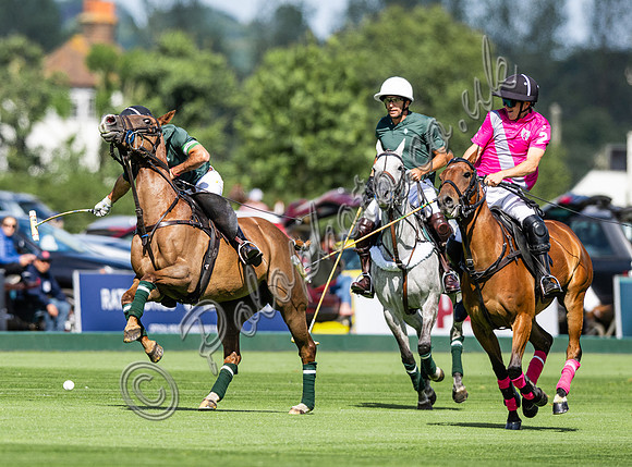 Polo action, 2024 Gold Cup, Cowdray Park Polo Club