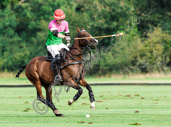 Polo action and presentation of the Syreford Plate NPM subsidiary at Cirencester Park