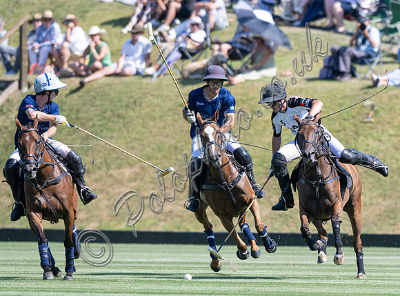 Polo action, 2025 Gold Cup quarter finals, Cowdray Park Polo Club