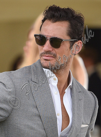 David Gandy at polo match