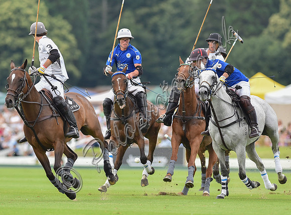 Gold Cup final pol action between La Indiana and King Power Foxes