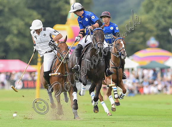 Gold Cup final pol action between La Indiana and King Power Foxes
