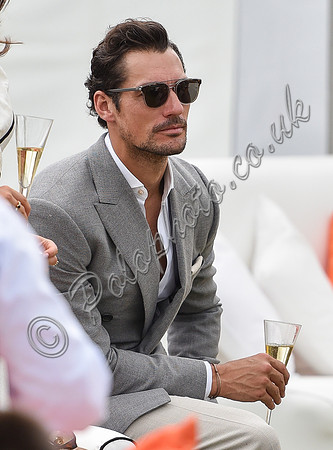 David Gandy at polo match