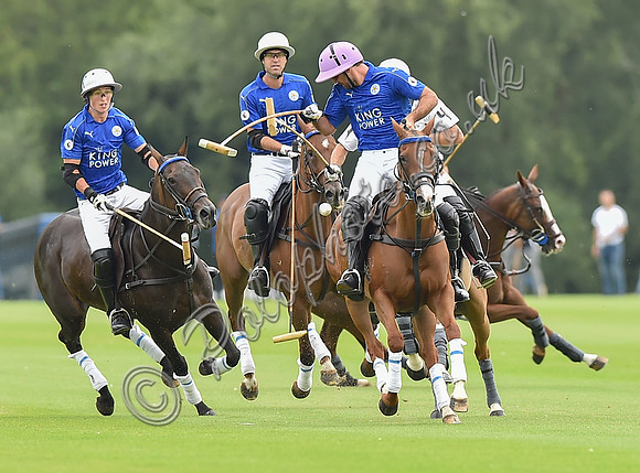 Gold Cup final pol action between La Indiana and King Power Foxes