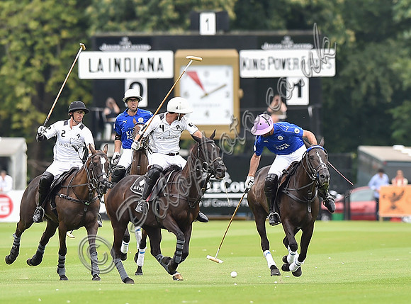 Gold Cup final pol action between La Indiana and King Power Foxes