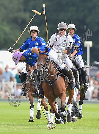 Gold Cup final pol action between La Indiana and King Power Foxes