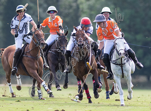 Polo action, Neil Haig Cup, Cirencester Park